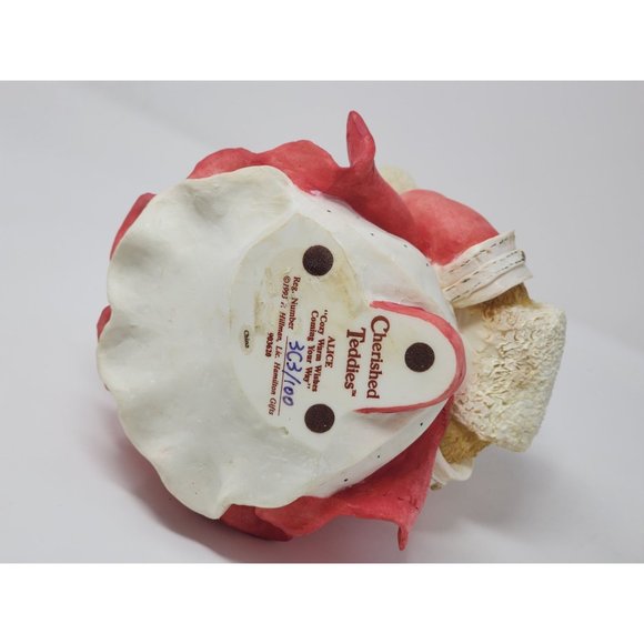 Christmas Alice "Cozy Warm Wishes Coming Your Way" Cherished Teddies 1993 - Picture 7 of 12